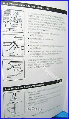 Neway Valve Seat Cutter Kit OHV Small Head Engines Toro John Deere Kawasaki