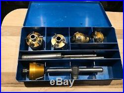 Neway Valve seat cutter kit 3 angle valve head rebuilding tools USA