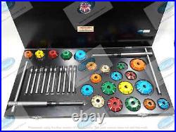 RACING VALVE SEAT CUTTER SET 3 ANGLES CUT CARBIDE TIPPED PERFORMANCE kit