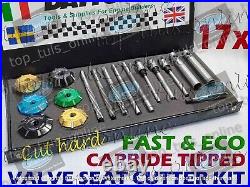 Small Block Chevy Afr Head Valve Seat Cutter Kit Carbide Tipped 3 Angels Cut