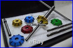 Small Block Chevy Heads VALVE SEAT CUTTER KIT 3 ANGLE CUT CARBIDE TIPPED