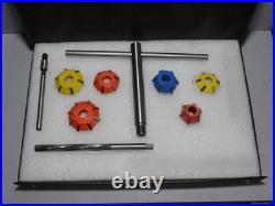 Small Block Chevy Heads VALVE SEAT CUTTER KIT 3 ANGLE CUT CARBIDE TIPPED 1.940