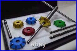 Small Block Chevy Heads VALVE SEAT CUTTER KIT 3 ANGLE CUT CARBIDE TIPPED 1.940