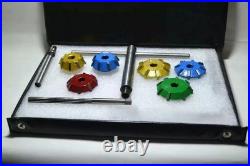 Small Block Chevy Heads VALVE SEAT CUTTER KIT 3 ANGLE CUT CARBIDE TIPPED 1.940