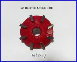 Small Block Chevy Heads VALVE SEAT CUTTER KIT 3 ANGLE CUT CARBIDE TIPPED 1.940