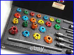 Small Gas Engine Heads Valve Seat Cutter Kit Carbide Tipped 34 Pcs All In One Us