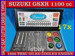 Suzuki Gsxr 1100 CC Oil Cooled 1990 Thru Valve Seat Cutter Carbide 3 Angle Cut