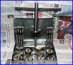 THE METAL BOX 34x VALVE SEAT CUTTER SET VINTAGE HEADS MADE OFF HIGH CARBON STEEL
