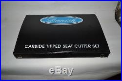 Triumph T 160 Valve seat Cutter Set Carbide Tipped 3 Angle Cut 30-45-60 Degree