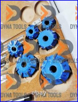 VALVE SEAT CUTTER KIT 3 ANGLE CUT CARBIDE TIP Canfield 225 For Small Block Ford#