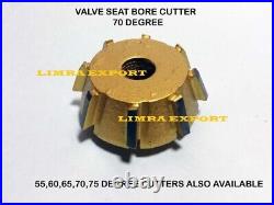 VALVE SEAT CUTTER KIT CARBIDE TIPPED 40x CHEVY, FORD. CHRYSLER, DODGE