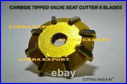 VALVE SEAT CUTTER KIT CARBIDE TIPPED 40x CHEVY, FORD. CHRYSLER, DODGE