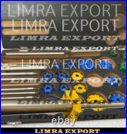 VALVE SEAT CUTTER SET 24 pcs CARBIDE TIPPED CHEVY, FORD, CLEAVLAND + Free Shipping