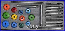 VALVE SEAT CUTTER SET 24 pcs CARBIDE TIPPED FOR PERFORMANCE ENGINES