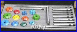 VALVE SEAT CUTTER SET 24 pcs CARBIDE TIPPED FOR PERFORMANCE ENGINES BEST