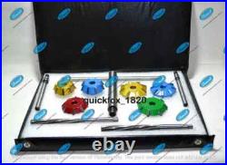VALVE SEAT CUTTER SET 6 pcs CARBIDE TIPPED 30 45 60 DEG 3 ANGLE CUT SMYG