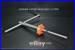 VALVE SEAT CUTTER SET CARBIDE TIPPED 25 x CUTR HEADS + 10 GUIDE STEMS PERFORMANC