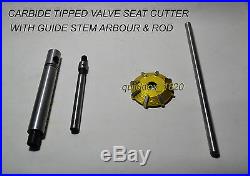 VALVE SEAT CUTTER SET CARBIDE TIPPED 35 mm 45° 30° 70° with a pilot of 5 mm
