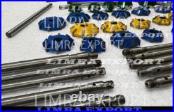 VALVE SEAT CUTTER TOOL KIT CARBIDE TIPPED 25 Ps LS1, LS2, KOHLER, CUMMINS V8 BLOCK