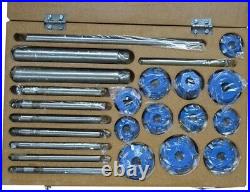 Valve SEAT Cutter Set 24 PCS Carbide Tipped Chevy Ford Cleveland