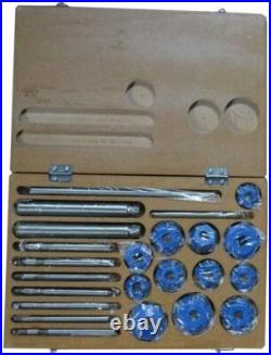 Valve SEAT Cutter Set 24 PCS Carbide Tipped Chevy Ford Cleveland BEST