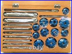 Valve Seat 12PCs Carbide Face Cutter With Wooden Box