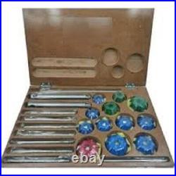 Valve Seat 12PCs Carbide Face Cutter With Wooden Box