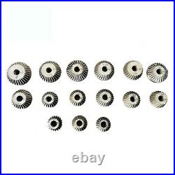 Valve Seat And Face Cutter 15 Pcs Set Carbon express shipping