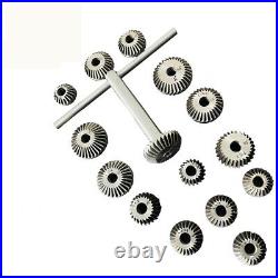 Valve Seat And Face Cutter 15 Pcs Set Carbon express shipping Express shipping