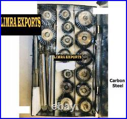 Valve Seat And Face Cutter Set Of 21 Pcs Carbon Steel With Metal Box Valve Seat And Face Cutter Set Of 21 Pcs Carbon Steel With Metal Box