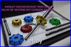 Valve Seat Cutter Carbide Tipped 1.3/4-2.1/4 -30-45-60 Degree 11/32 Guide Stm