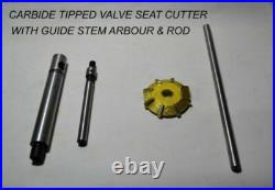 Valve Seat Cutter Carbide Tipped 3 Angle Cut Custom Made 30-45-60 Degree