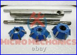 Valve Seat Cutter Full Kit Carbide Tipped 7 Pcs 30°-45°-70° Angles Wooden Box
