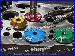 Valve Seat Cutter Kit 1.940-1600 11/32 30-45-60 Carbide Tipped 3 Angels Cut Valve Seat Cutter Kit 1.940-1600 11/32 30-45-60 Carbide Tipped 3 Angels Cut