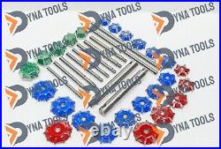 Valve Seat Cutter Kit Carbide Tipped 37 Pcs For Vintage And Modern Engines