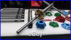 Valve Seat Cutter Kit Carbide Tipped 3 Angles cut 30-45-60 degrees Custom Made
