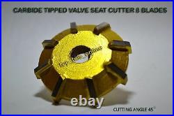 Valve Seat Cutter Kit Carbide Tipped For Chrysler Big Block 3 Angle Cut 30,45,60