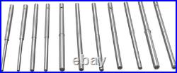 Valve Seat Cutter Pilot Set, 12-Piece Precision Valve Guide Pilots for Valve