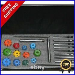 Valve Seat Cutter Set 24 Pcs Carbide Tipped Chevy, Ford, Cleavland