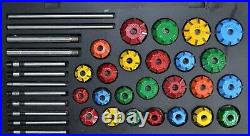 Valve Seat Cutter Set Carbide Tipped 37 For Chevy Ford GMC Caterpillar Komtus