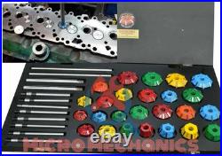 Valve Seat Cutter Set Carbide Tipped 37 For Chevy, Ford. Gmc, Caterpillar, Komtus Valve Seat Cutter Set Carbide Tipped 37 For Chevy, Ford. Gmc, Caterpillar, Komtus