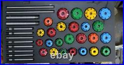 Valve Seat Cutter Set Carbide Tipped 37 For Chevy, Ford. Gmc, Caterpillar, Komtus