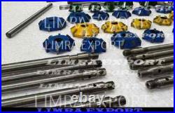 Valve Seat Cutter Set Carbide Tipped 3 Angle Restoration Kit -20°-30°-45° BEST