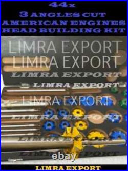 Valve Seat Cutter Set Carbide Tipped 3 Angle Restoration Kit -20°-30°-45° BEST