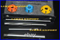 Valve Seat Cutter Set Carbide Tipped 46 MM 38 MM 45 Deg 41 MM 70 Deg Stm+remr