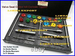 Valve Seat Cutter Set Kawasaki, Honda, Yamaha Carbide Tipped 24 Pcs Bikes, Atv Valve Seat Cutter Set Kawasaki, Honda, Yamaha Carbide Tipped 24 Pcs Bikes, Atv