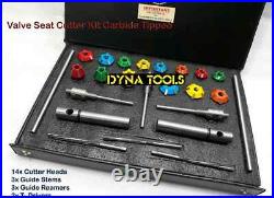 Valve Seat Cutter Set Kawasaki, Honda, Yamaha Carbide Tipped 24 Pcs Bikes, Atv