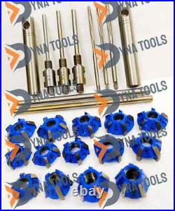 Valve Seat Cutter Set Kawasaki, Honda, Yamaha Carbide Tipped 24 Pcs Bikes, Atv