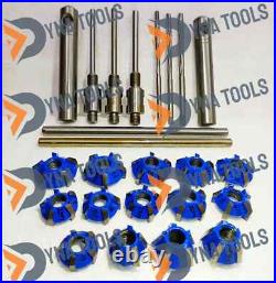 Valve Seat Cutter Set Kawasaki, Honda, Yamaha Carbide Tipped 24 Pcs Bikes, Atv