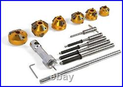Valve Seat Cutter set with 6 double sided cutters for cylinder heads 500878